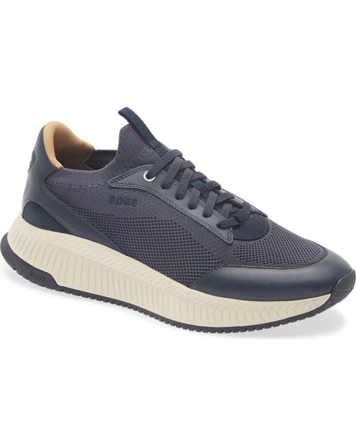 Boss Blue Titanium Evo Sneaker for men
