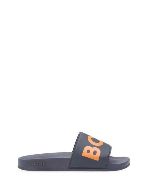 Boss Blue Sean Slide Sandal for men