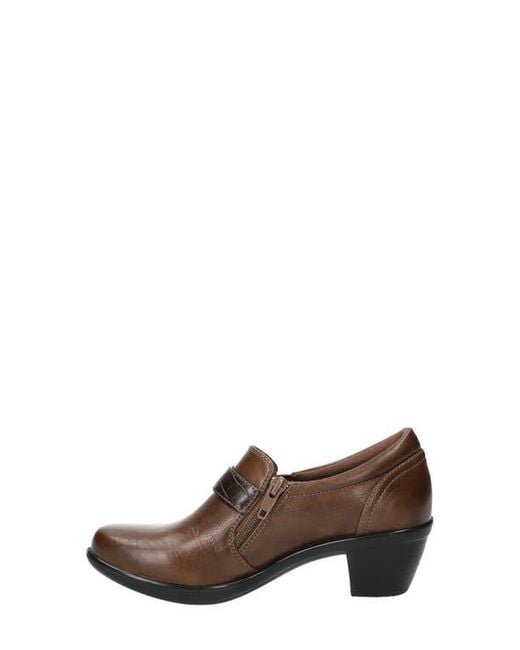 Easy Street Brown Pixel Bootie