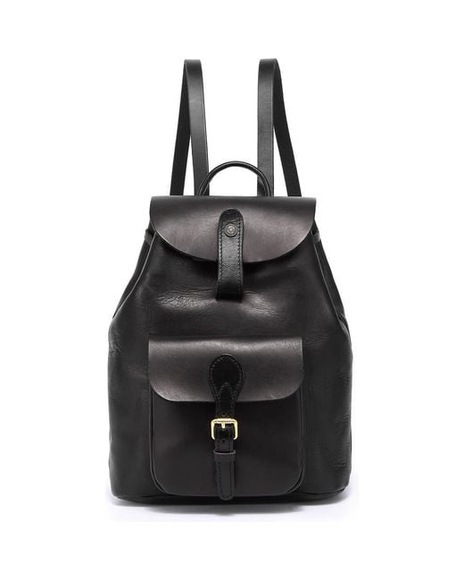 Old Trend Black Isla Small Leather Backpack
