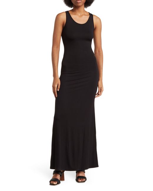 Go Couture Black Sleeveless Maxi Dress