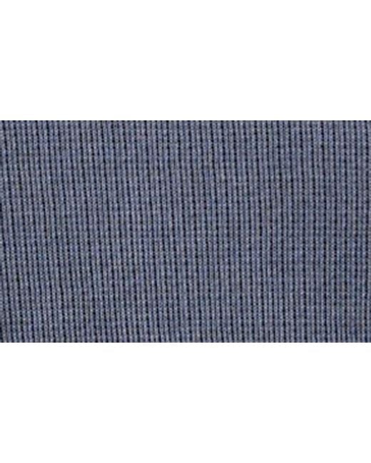 Madewell Blue Textured Long Sleeve T-Shirt for men