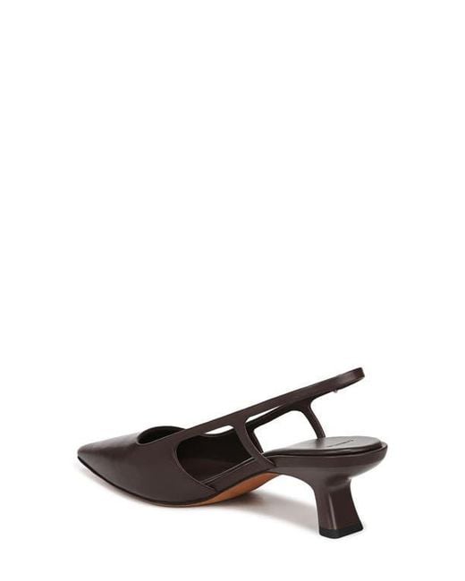 Vince Brown Bianca Slingback Pointed Toe Pump