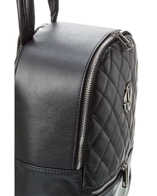 Persaman New York Quilted Leather Backpack in Black Lyst