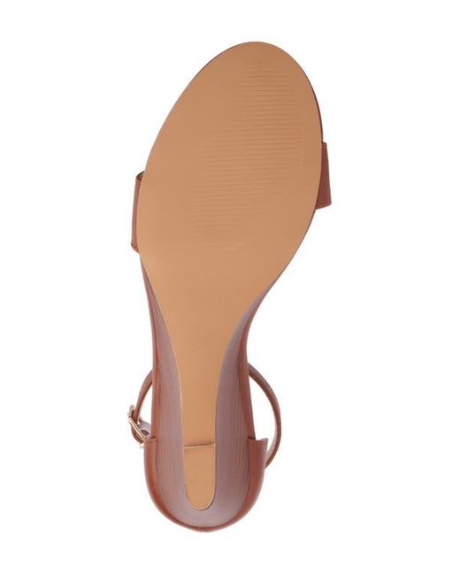 New York & Company Brown Sharona Wedge Sandal
