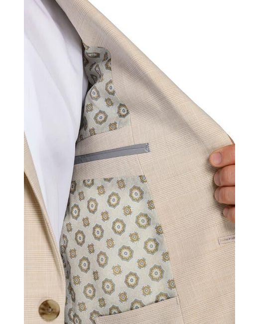 Con.struct Natural Plaid Two-Button Sport Coat for men