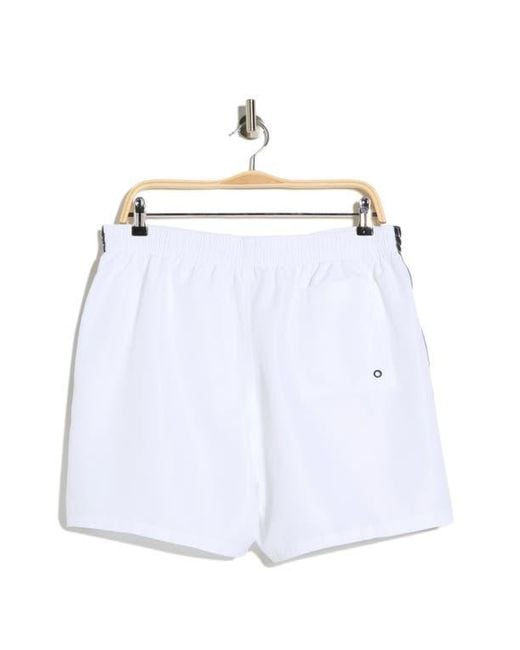 Nike White Volley Swim Trunks for men