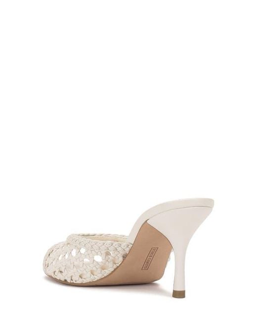 Vince Camuto White Prilany Mule Sandal