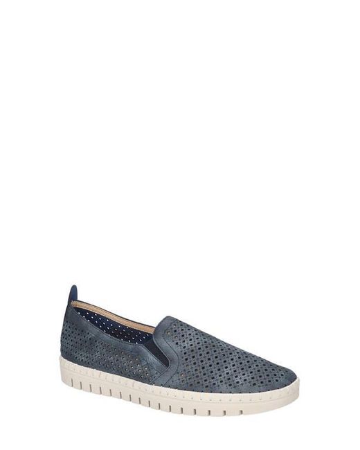 Easy Street Blue Fresh Perforated Slip-On Sandal