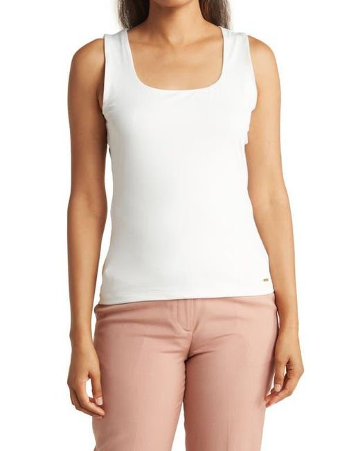 Calvin Klein White Layering Tank Top