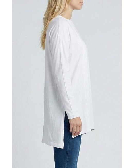 Apny White Long Beach Tunic