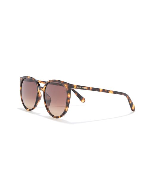 Kate Spade Pink Jolene 55mm Round Sunglasses