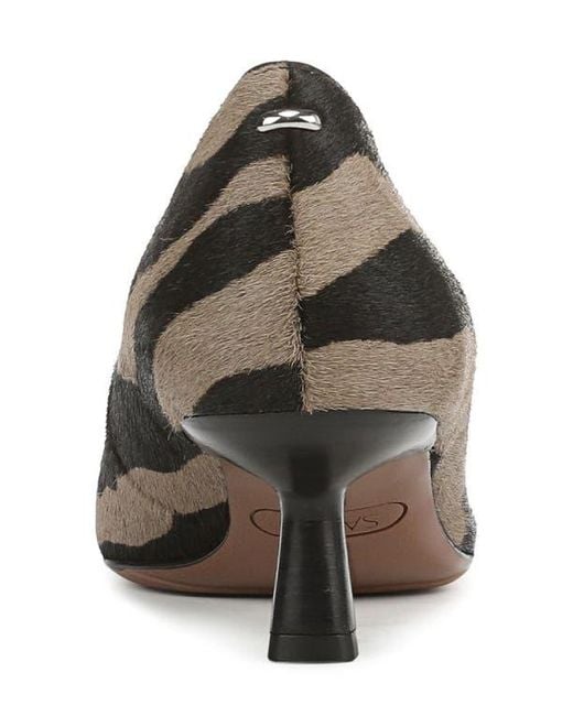 Sarto Black Ryan Square Toe Pump