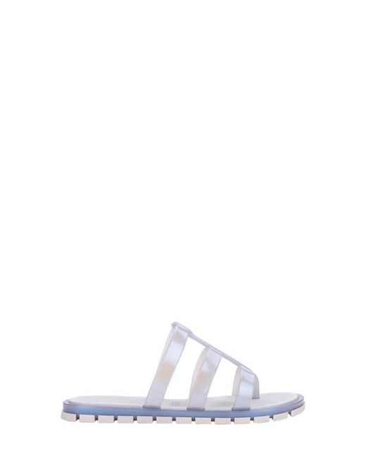Melissa White Path Slide Sandal