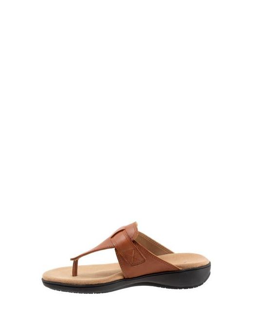 Trotters Brown Robin Flip Flop