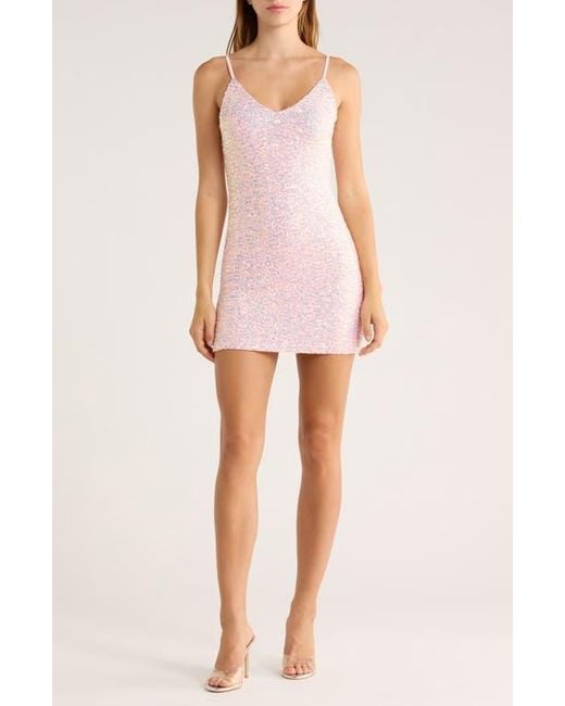 Abound Pink Sequin Minidress