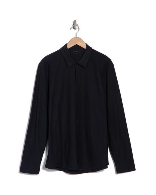 Vince Blue Heavy Slub Button-Up Shirt for men