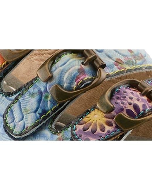 Spring Step Multicolor Teetimer Strappy Sandal
