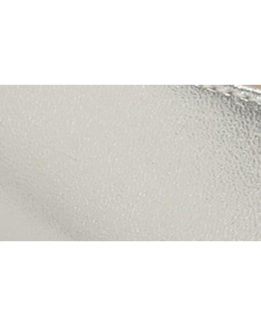 Nine West White Hearts Rhinestone Flat