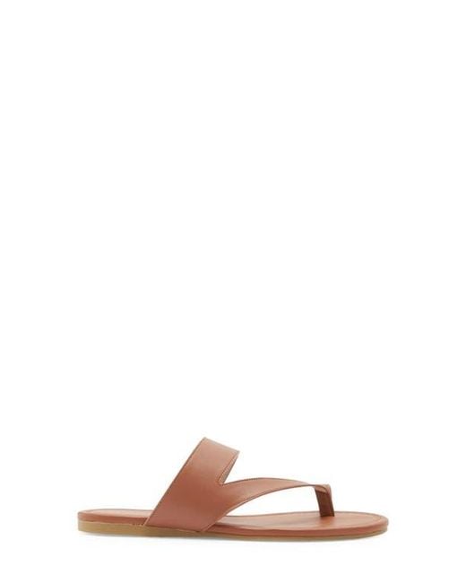 Stuart Weitzman Brown Remy Toe Strap Sandal
