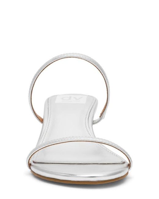 Dolce Vita White Darcee Slide Sandal
