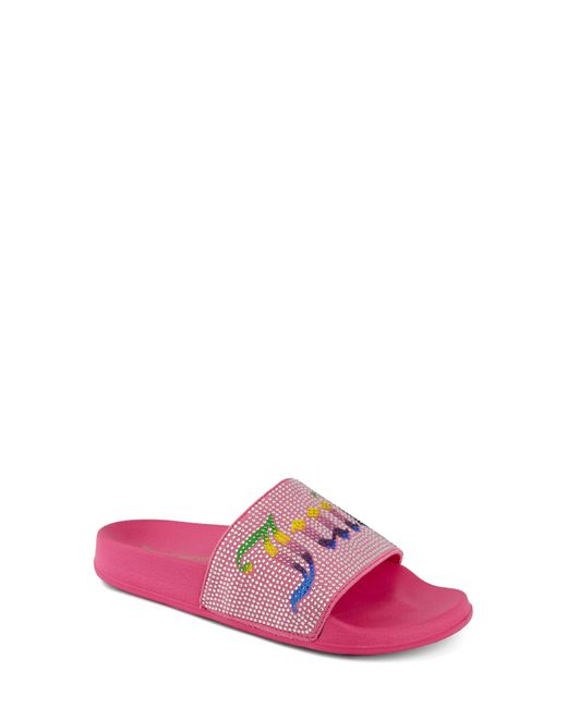 Juicy Couture Wander Slide Sandal In Pink/rainbow-pz At Nordstrom Rack ...