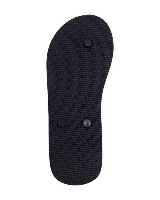 Bebe Black Peach Flip Flop