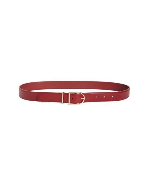 Nordstrom Rack Red Nordstrom Rack Leather Belt in Red | Lyst