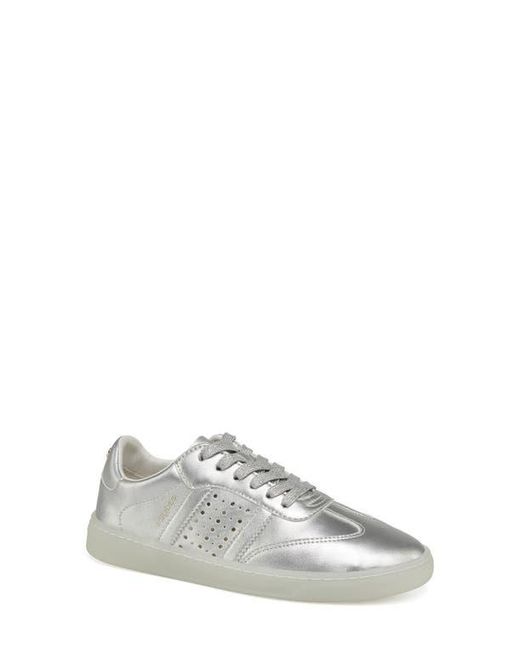 J/Slides White Hunter Leather Sneaker