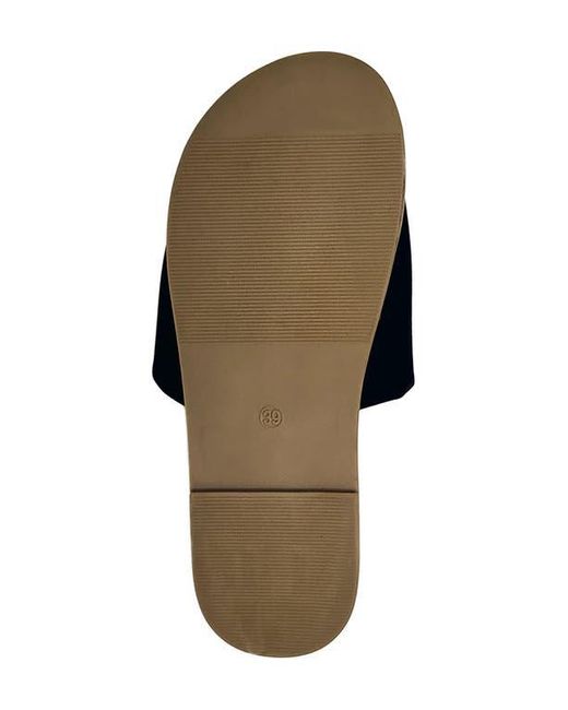 GAAHUU Black Slide Sandal