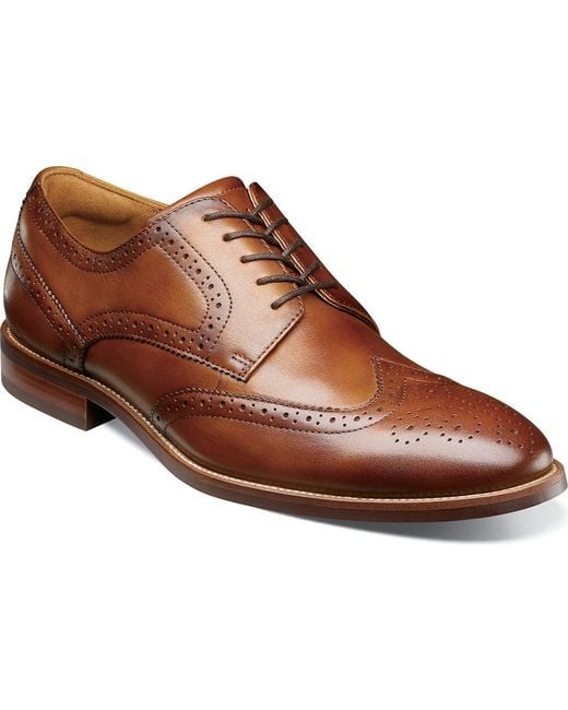 Florsheim Brown Ruvo Wingtip Derby for men