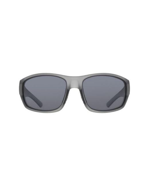 Dragon Gray 64Mm Oversize Rectangular Sunglasses for men