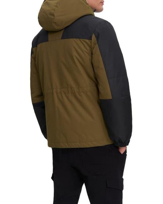 Noize Black Sylas Colorblock Jacket for men