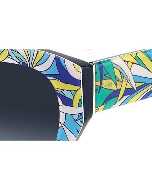 Kate Spade Blue Paisleigh 55mm Gradient Cat Eye Sunglasses