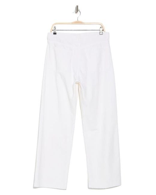 Rag & Bone White Cloud Lori Raw Hem Jeans