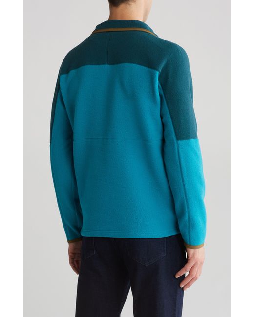 COTOPAXI Blue Abrazo Half-zip Fleece Jacket for men