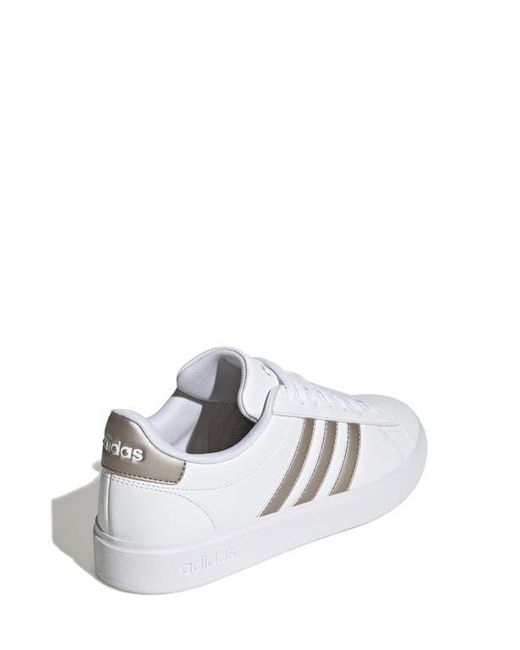 Adidas White Grand Court 2.0 Sneaker