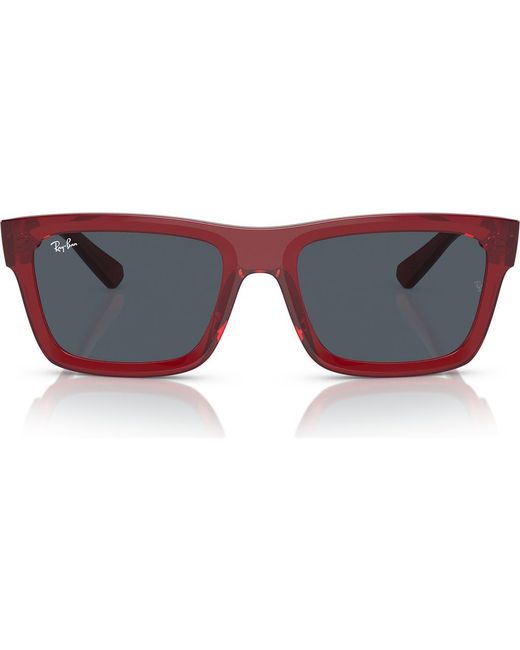 Ray-Ban Multicolor Warren 57Mm Rectangular Sunglasses for men