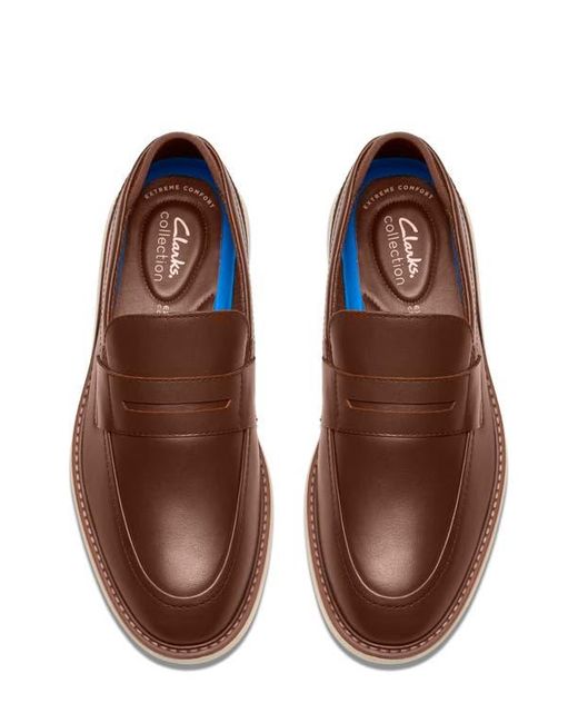 Clarks Brown Brantin Loafer for men