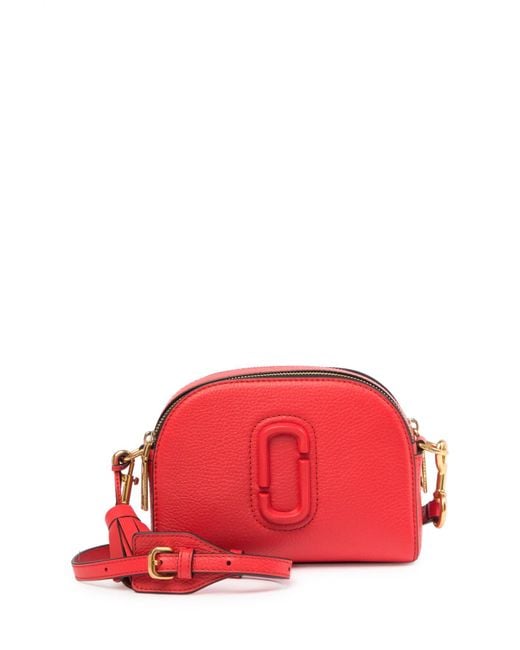 Marc Jacobs Red Shutter Leather Crossbody Bag