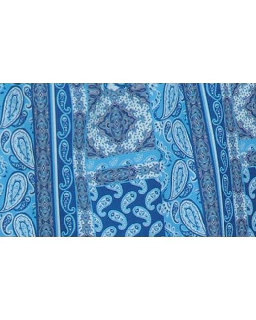 Robert Graham Blue Quickdry Boxer Board Shorts for men