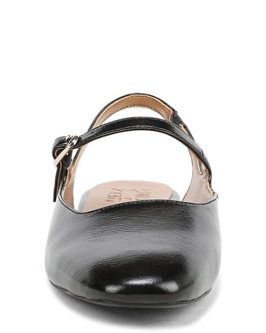Naturalizer Black Anikka Slingback Flat