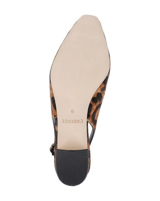 L'Agence Brown Elaina Slingback Pump