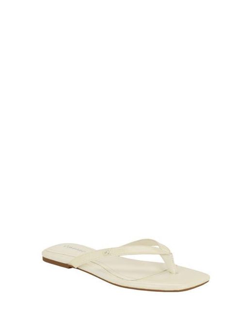 Calvin Klein White Stelea Flip Flop