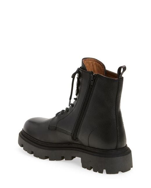 Roberto Cavalli ankle men’s boots / black leather with logo lace up rubber sole Roberto Cavalli Braise Combat Boot in Black for Men | Lyst main image 2