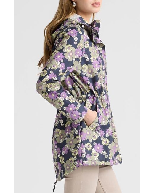 NVLT Black Hooded Rain Jacket