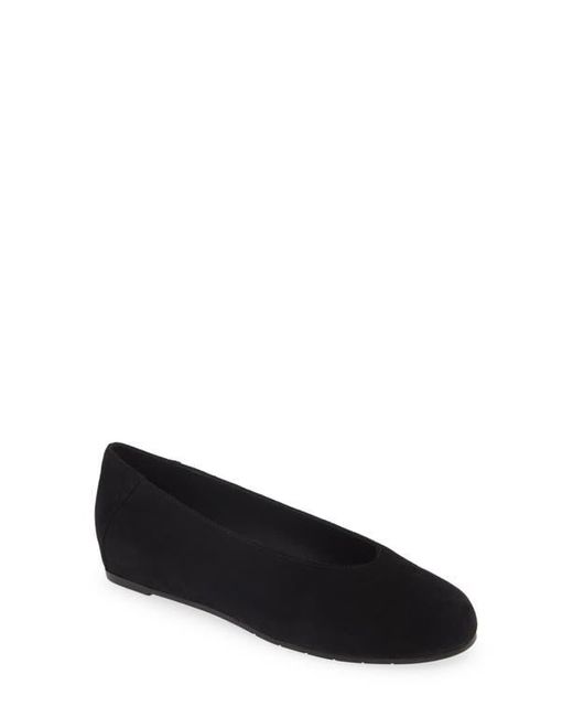 Eileen Fisher Black Una Hidden Wedge Ballet Flat