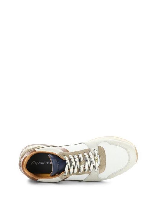 Ambitious White 11240 Perforated Sneaker for men