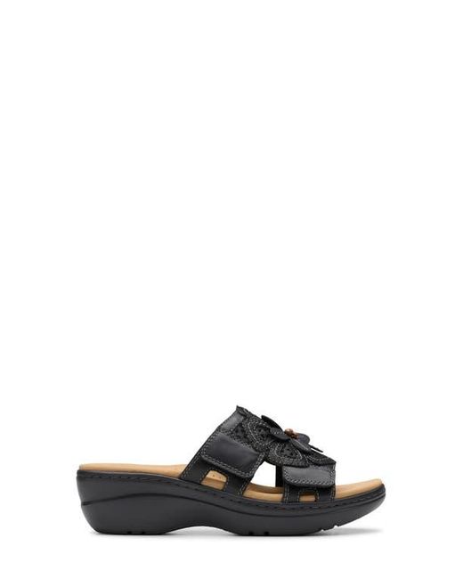 Clarks Black Merliah Belle Wedge Sandal