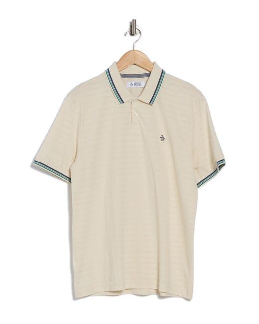 Original Penguin Natural Tipped Slub Polo for men